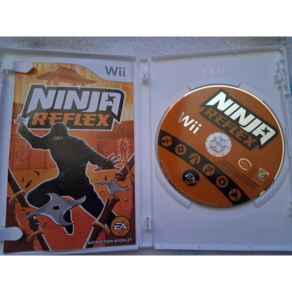 Ninja Reflex Nintendo Wii‎ EA Games 2008 Complete CIB Ninja Training Action